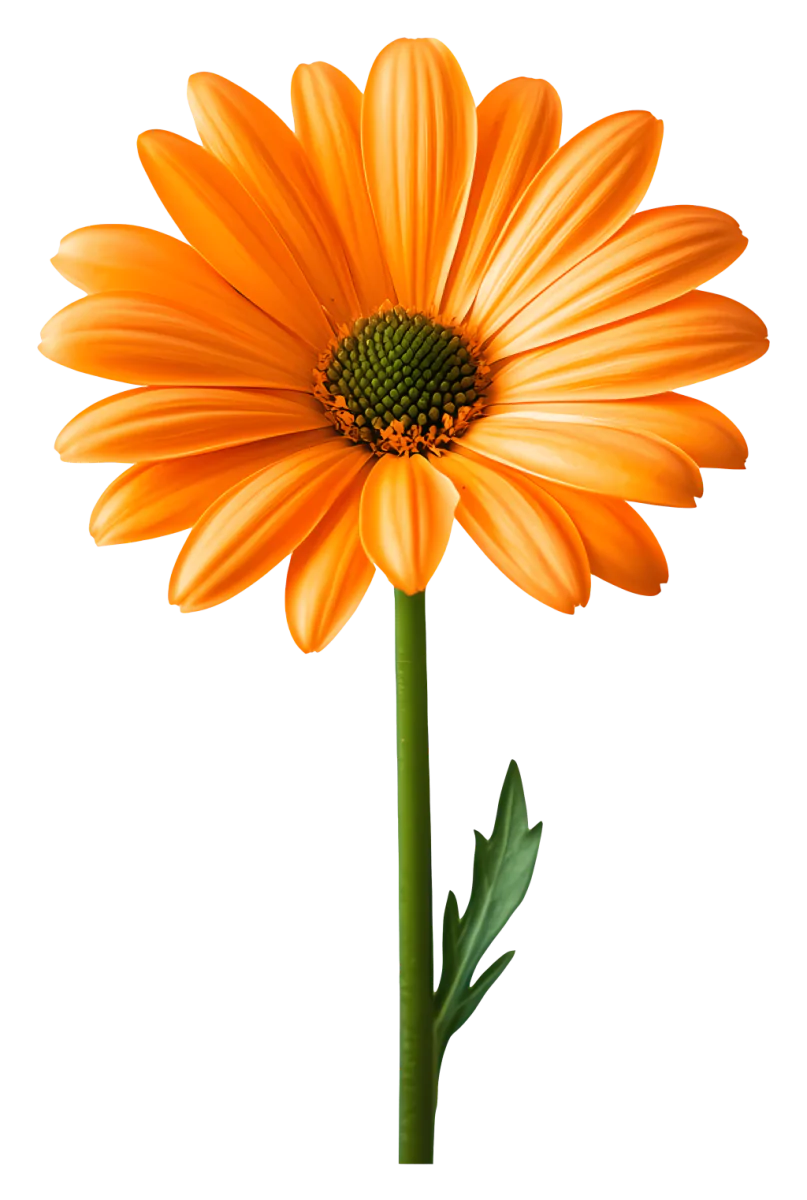Orange daisy